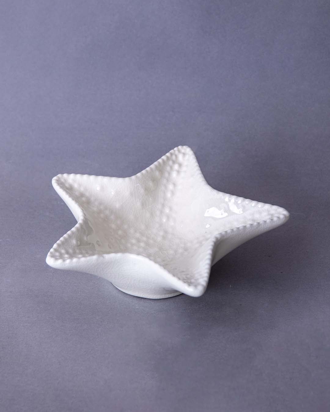 Starfish - Set of 3 White Nut Bowls - The Decor Kart