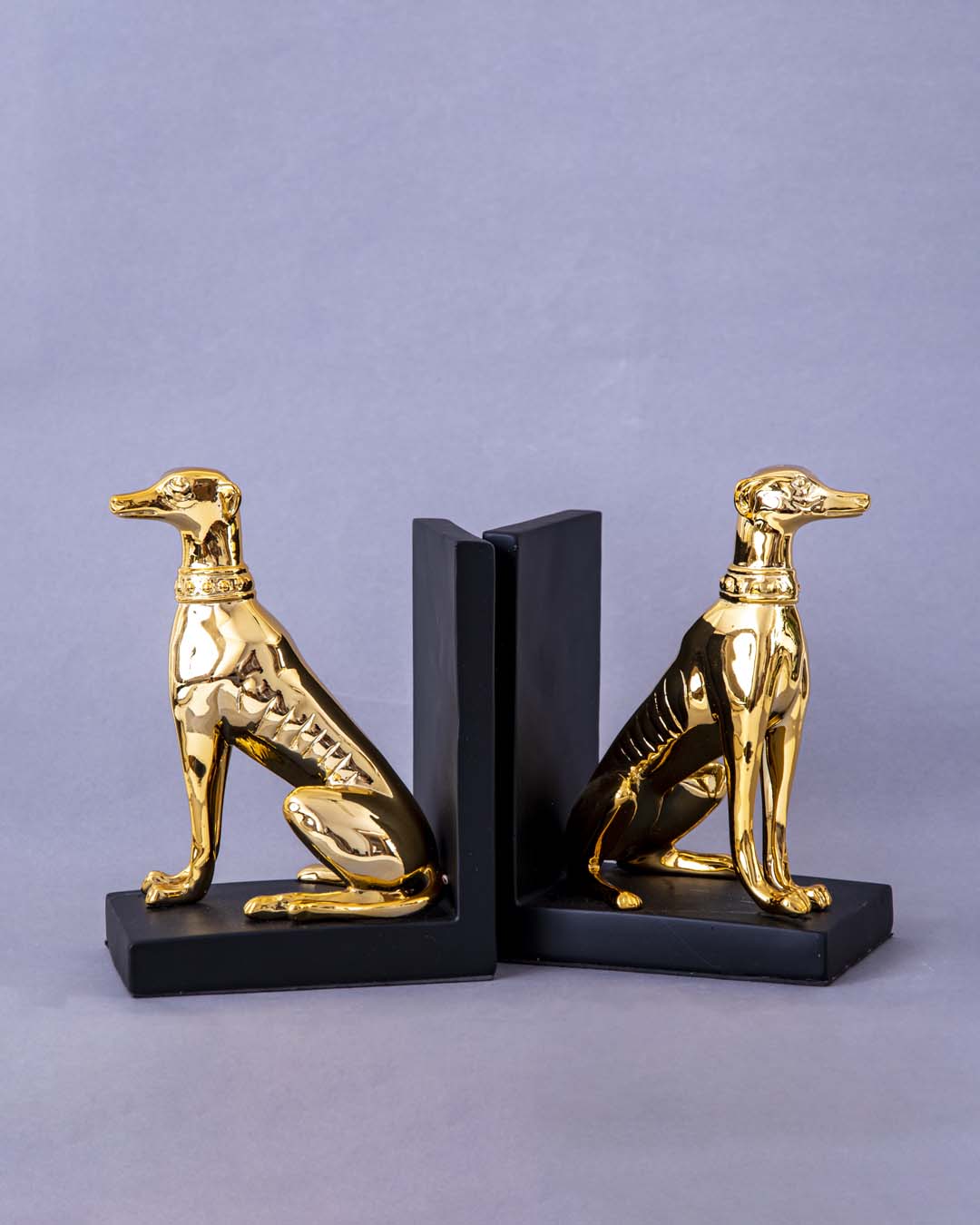 Guard Dog Bookend Set - Gold - The Decor Kart