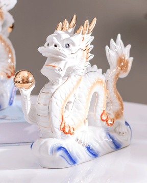 Majestic Guardian: Unveiling the Secrets of the Foo Dogs - White - The Decor Kart