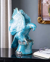 Adorable Eagle Figurine - Blue - The Decor Kart