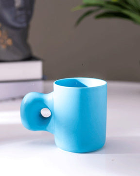 Blue Doughnut Coffee Mug