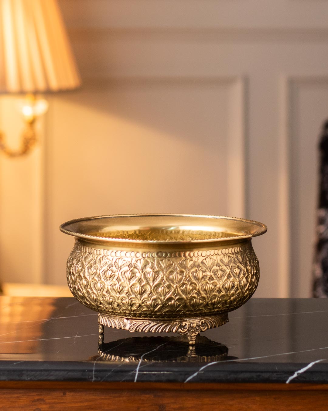 'Embossed' Handcrafted Bowl' - 6.5" - The Decor Kart