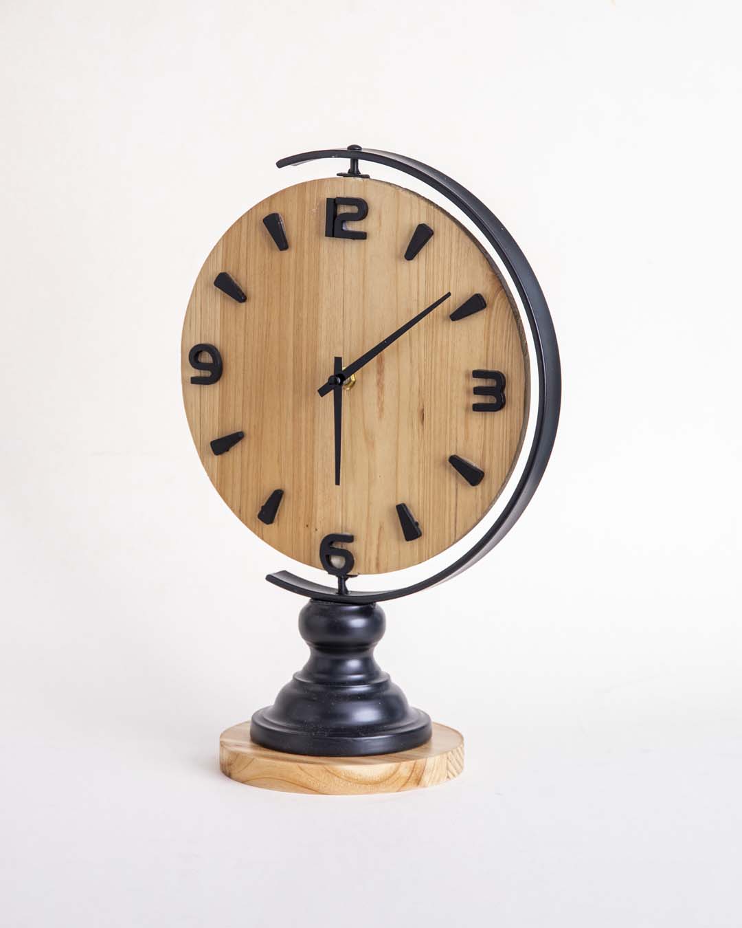 Wooden Tellurion Table Clock - The Decor Kart