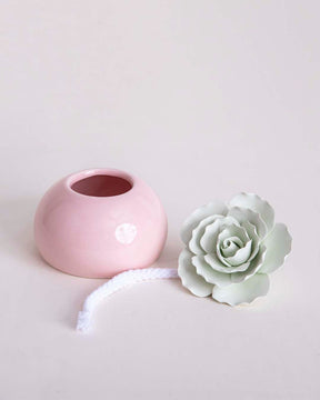 Country Roses Aroma Diffuser - Pink - The Decor Kart