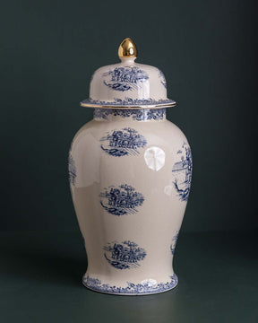 'Yorkshire' Victorian Ornamental Temple Jar - Medium - The Decor Kart