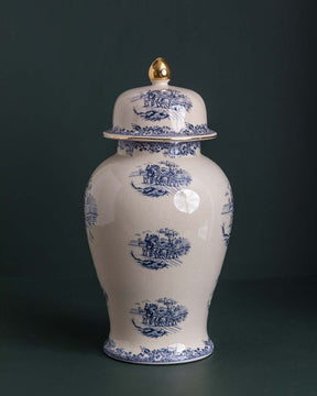 'Yorkshire' Victorian Ornamental Temple Jar - Small - The Decor Kart