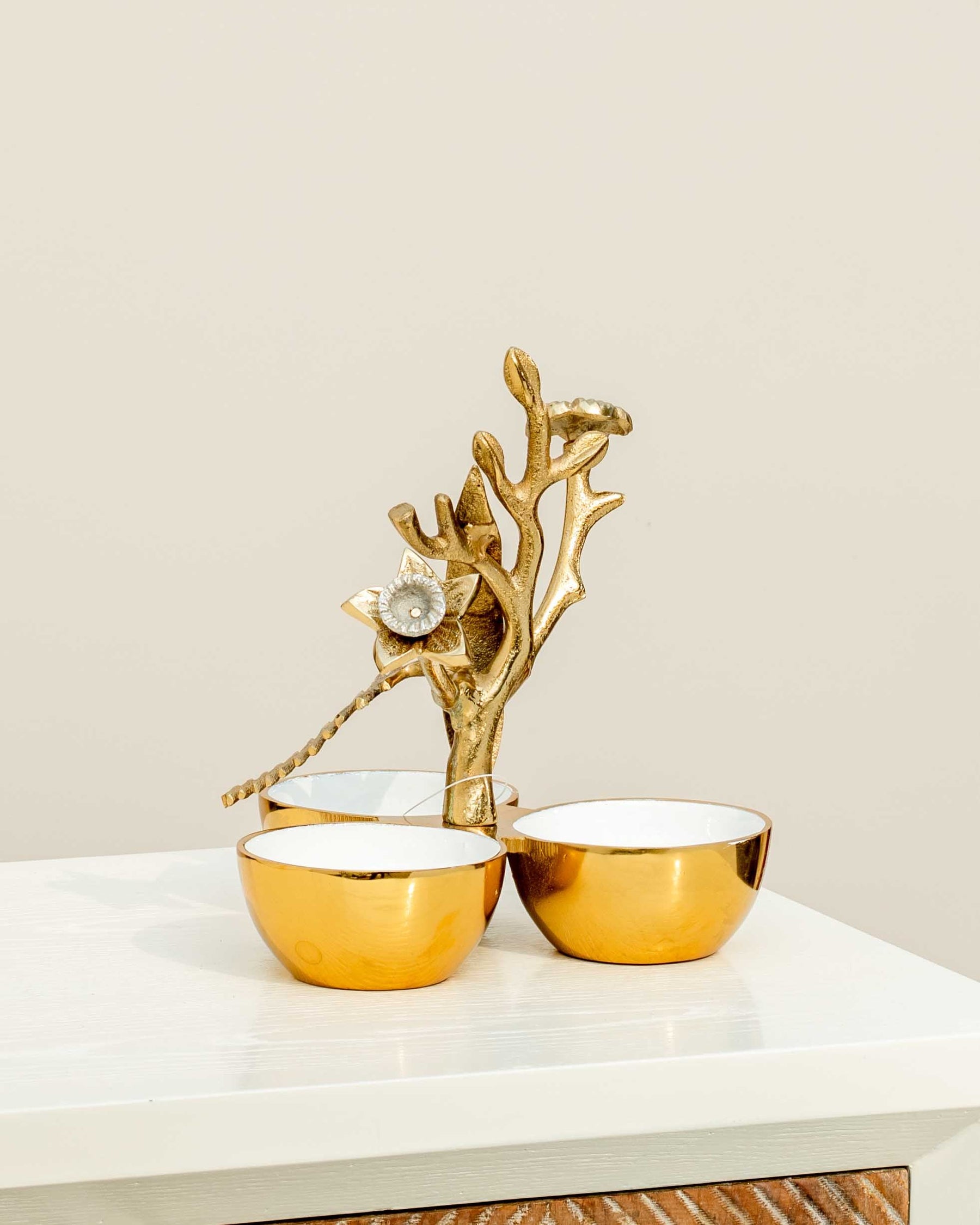 Rooted Triple Decorative Bowl