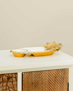 Astonish Brass Serving Platter - The Decor Kart