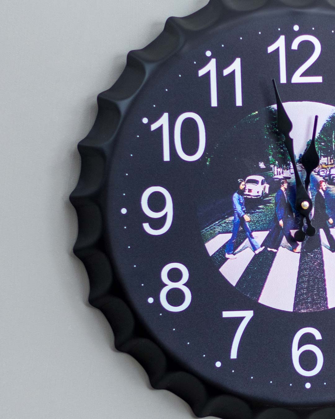 'Abbey Road' Bottle Cap Wall Clock - The Decor Kart