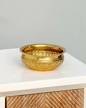 Royal Dynasty Handcrafted Bowl Urli - 10"