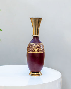 Aquatic Shire Floral Vase - Purple
