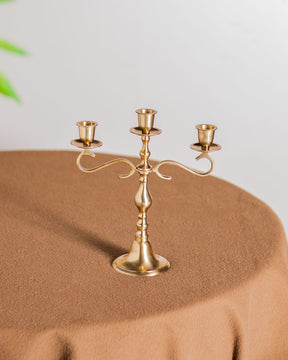 Retro Style Candle Stand With 3 Arms