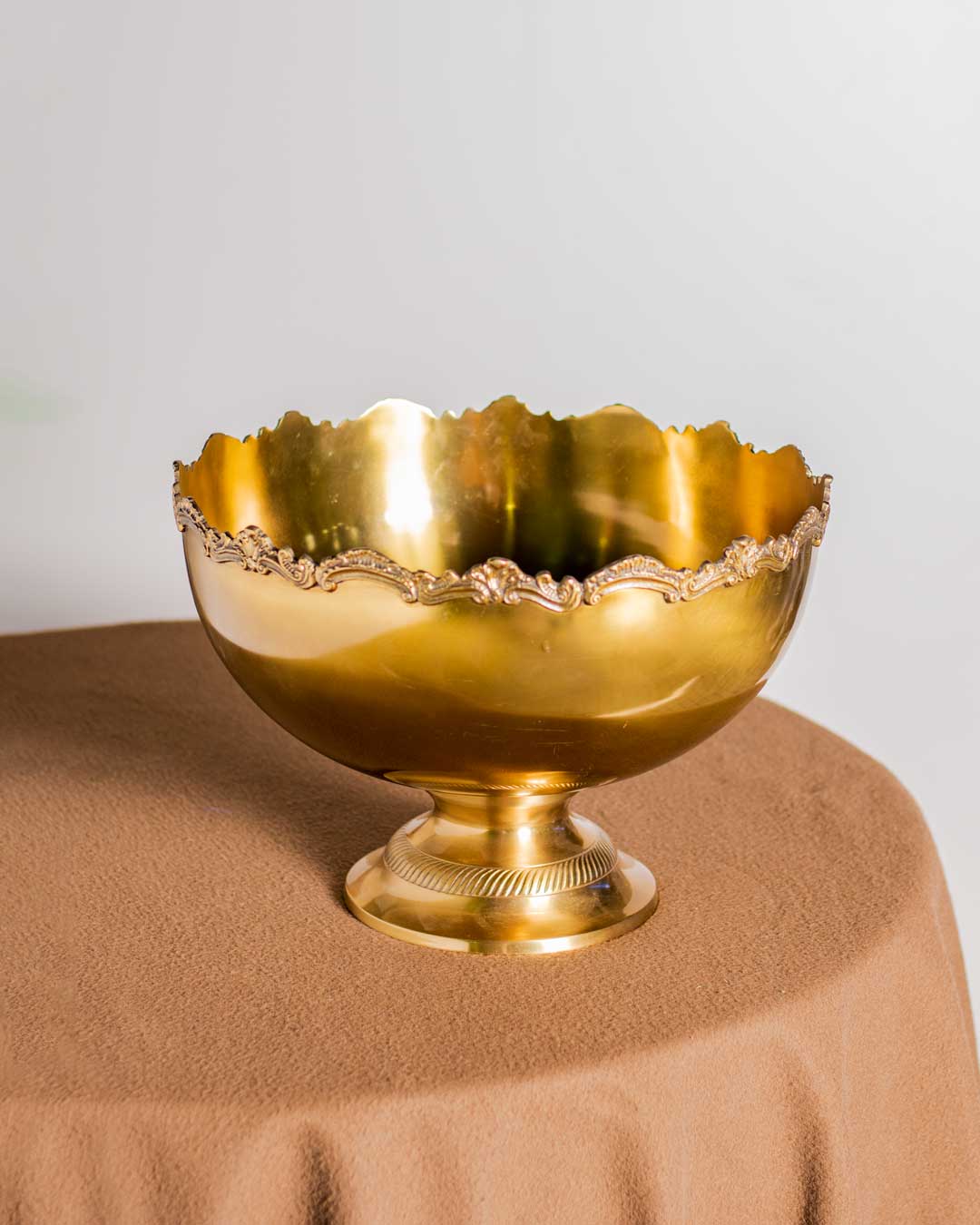Decorative Finger Brass Bowl - 8" Inch