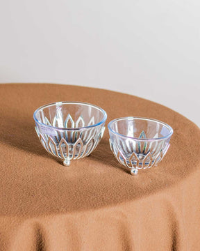 Flare Bowl With Borosil Glass - Small