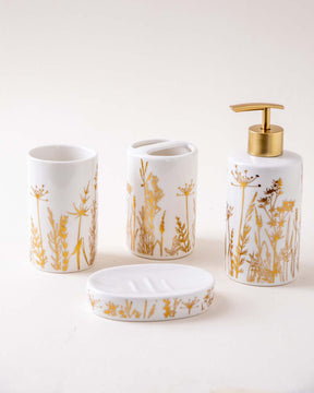 Spring 4-Piece Bath Set - White