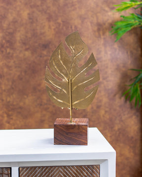 Banyan Gold Leaf Candle Stand