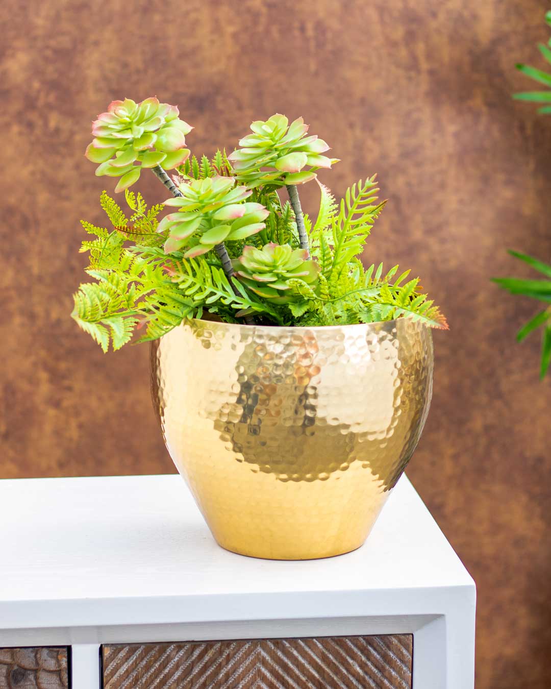 Garden Scape Golden Planter - Large - 12" - The Decor Kart