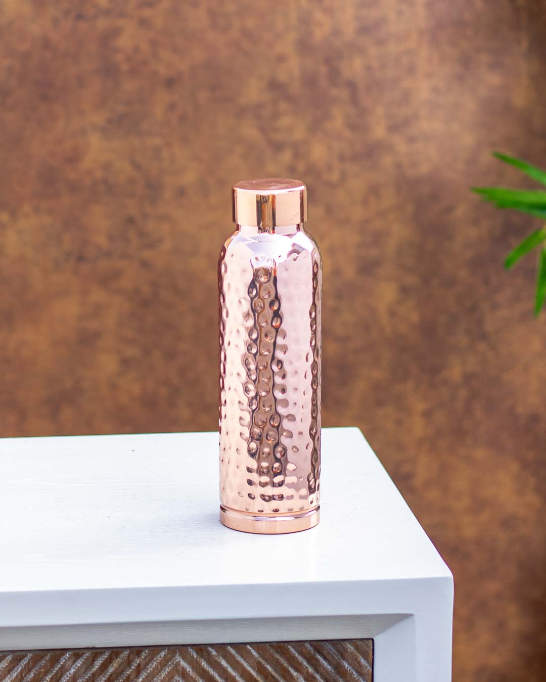 Hammered Copper Bottle - The Decor Kart