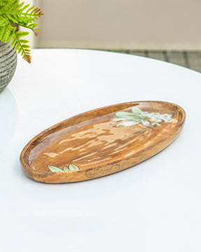 Oval Wooden Serving Platter