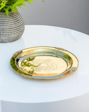 Centre Nested Golden Serving Tray