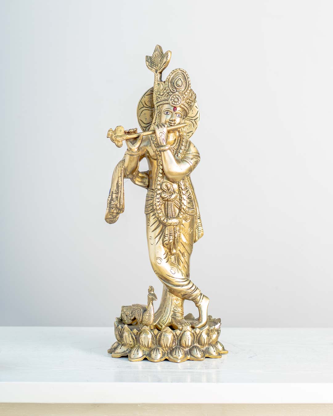 Divine Lord 'Krishana Ji' Table Top Sculpture