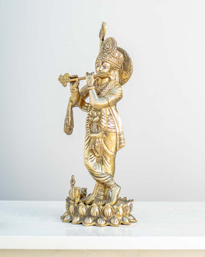 Divine Lord 'Krishana Ji' Table Top Sculpture