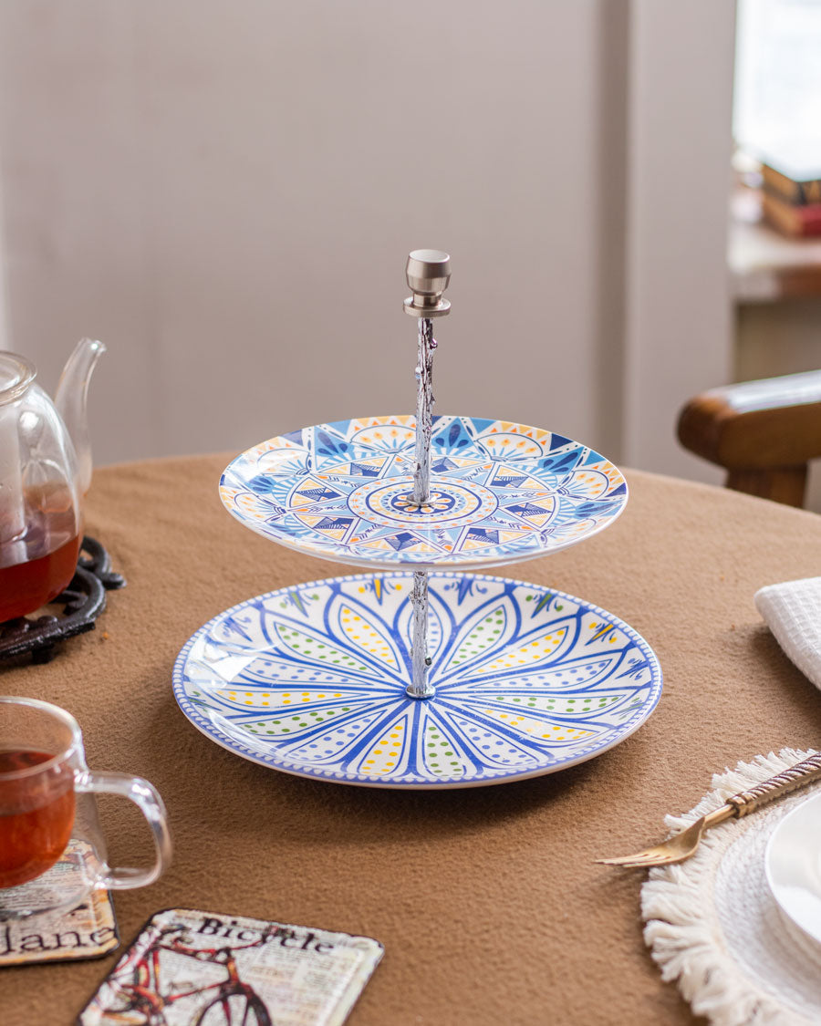 Jahanara 2-Tier Cake Stand - The Decor Kart