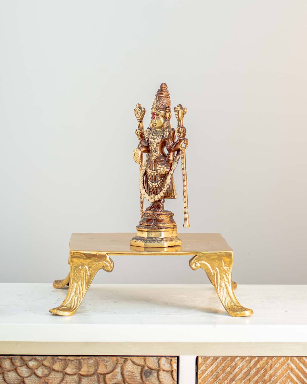 Marvelous 'Tirupati Balaji' Table Top sculpture