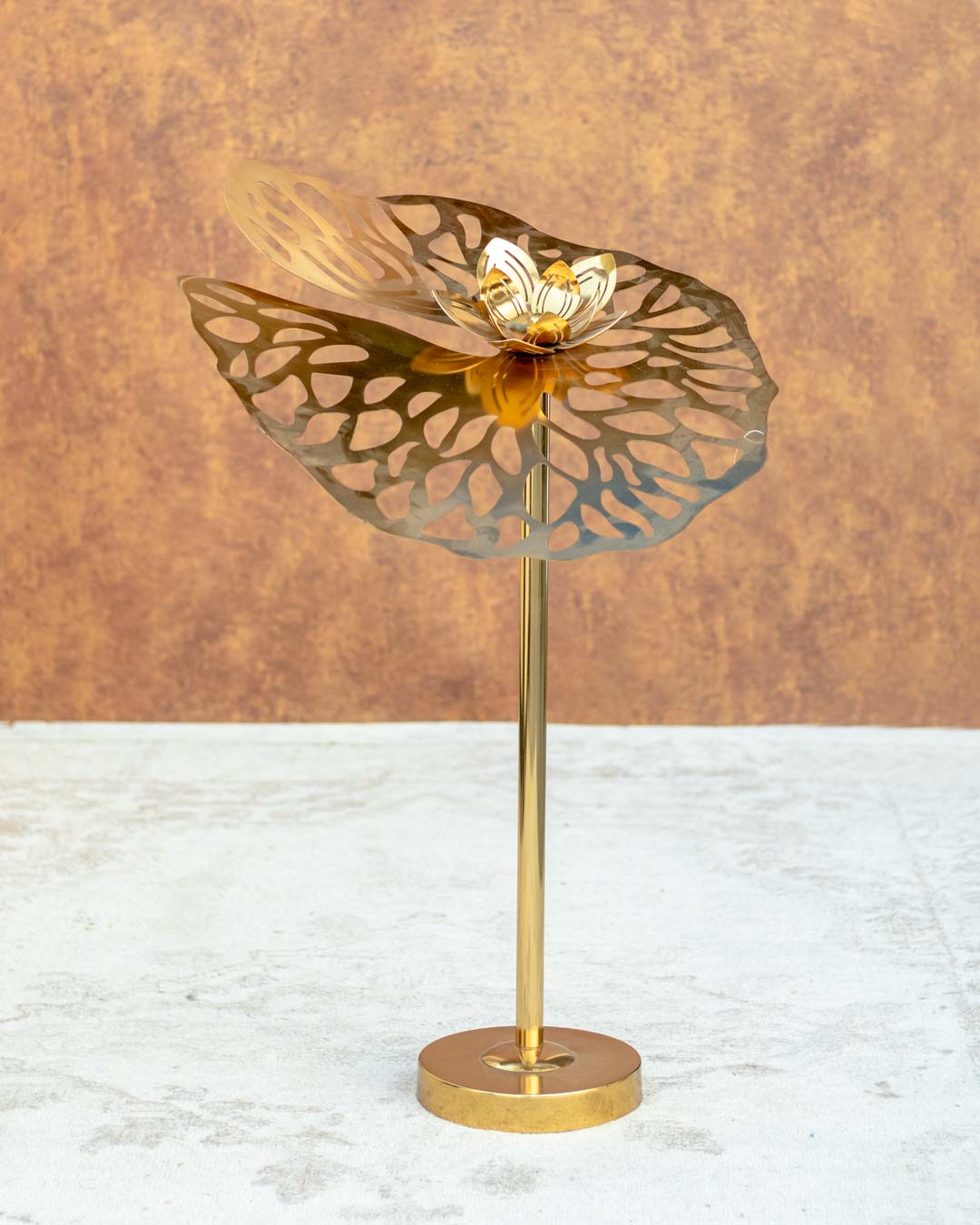 Shattered Autumn Leaf Decorative Table Top - Small
