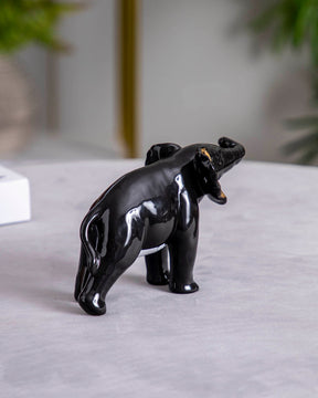 Black & Gold Elephant Figurine - The Decor Kart