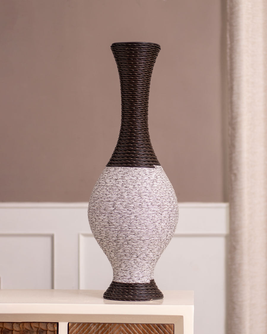 Stanek Dual-Tone Floor Vase - The Decor Kart