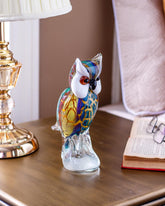 Wise Owl Glass Figurine