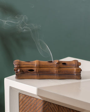 Bamboo Shaped Incense Burner - The Decor Kart