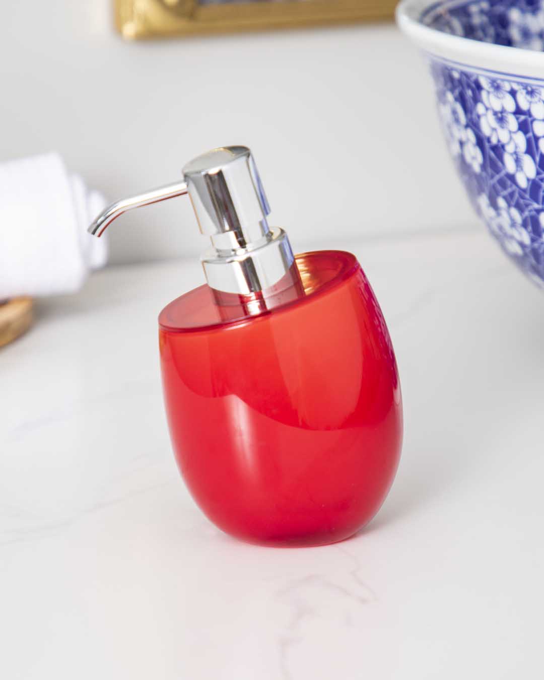 Gentle Glamour Soap Dispenser - Red