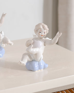 'Love Cupid' Fine Porcelain Figurine set of 2 - The Decor Kart