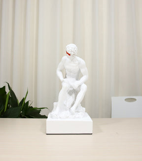 Michelangelo Devid Bust Statue - White - The Decor Kart