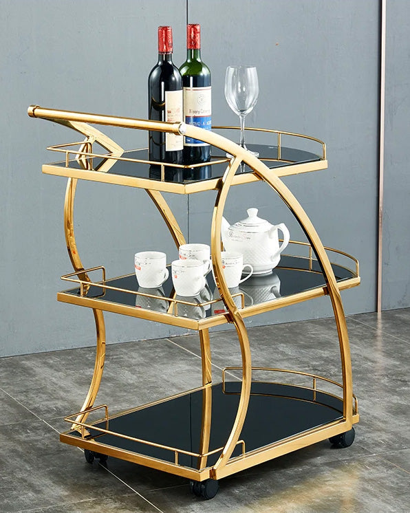 Monsieur Gold Bar Cart - The Decor Kart