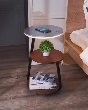 Meuble Bedside Wireless Charging Coffee Table Lamp