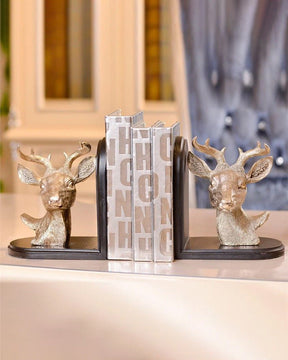 Deer Head Bookend Set - The Decor Kart