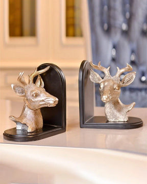 Deer Head Bookend Set - The Decor Kart