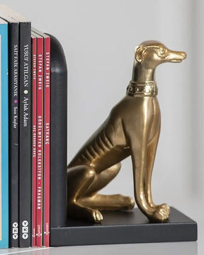 Guard Dog Bookend Set - Gold - The Decor Kart