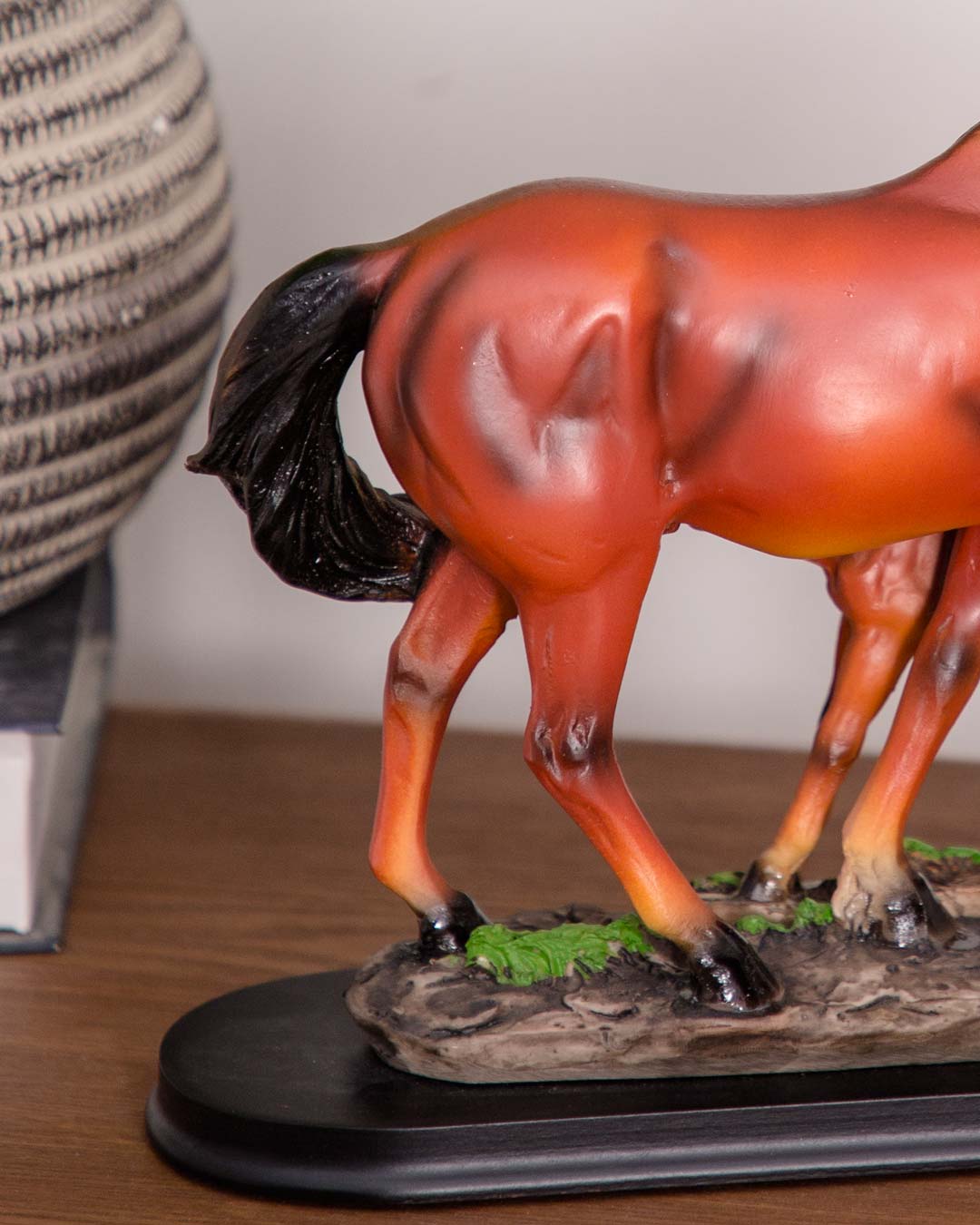 'Equine Nurturing' A Horse Feeding Figurine - The Decor Kart