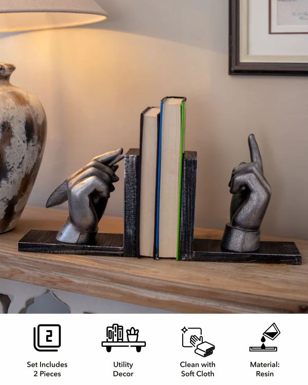 'Read to Write' Bookends - The Decor Kart