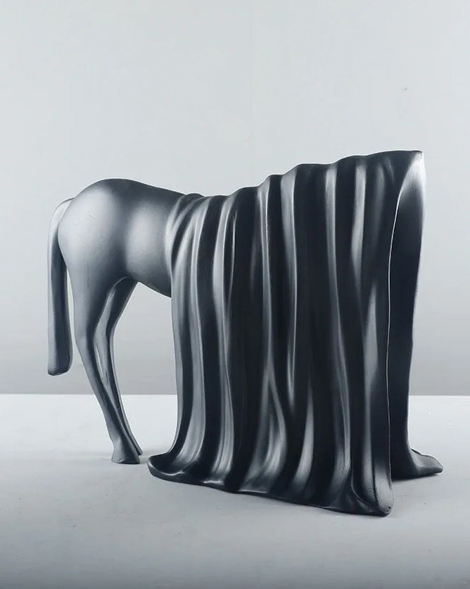 Modern Abstract Animal Sculpture - Black - The Decor Kart