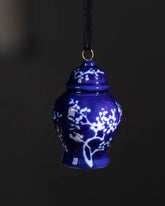 Blue & White Hanging Ginger Jar - The Decor Kart