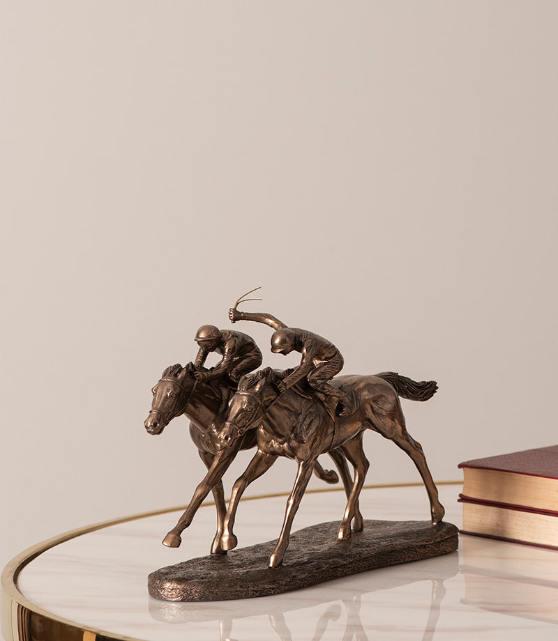 'The Jockey' Tabletop Sculpture - The Decor Kart