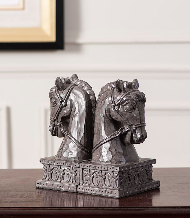 Majestic Horse Bookend Set - The Decor Kart