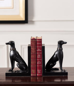 Guard Dog Bookend Set - Black - The Decor Kart