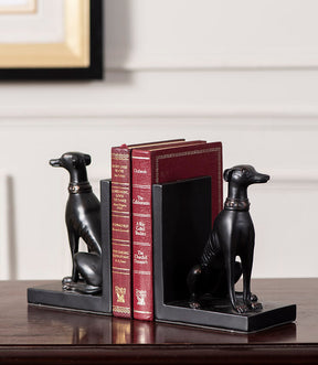 Guard Dog Bookend Set - Black - The Decor Kart