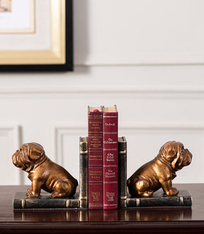 Adorable Dog Bookend Set - The Decor Kart